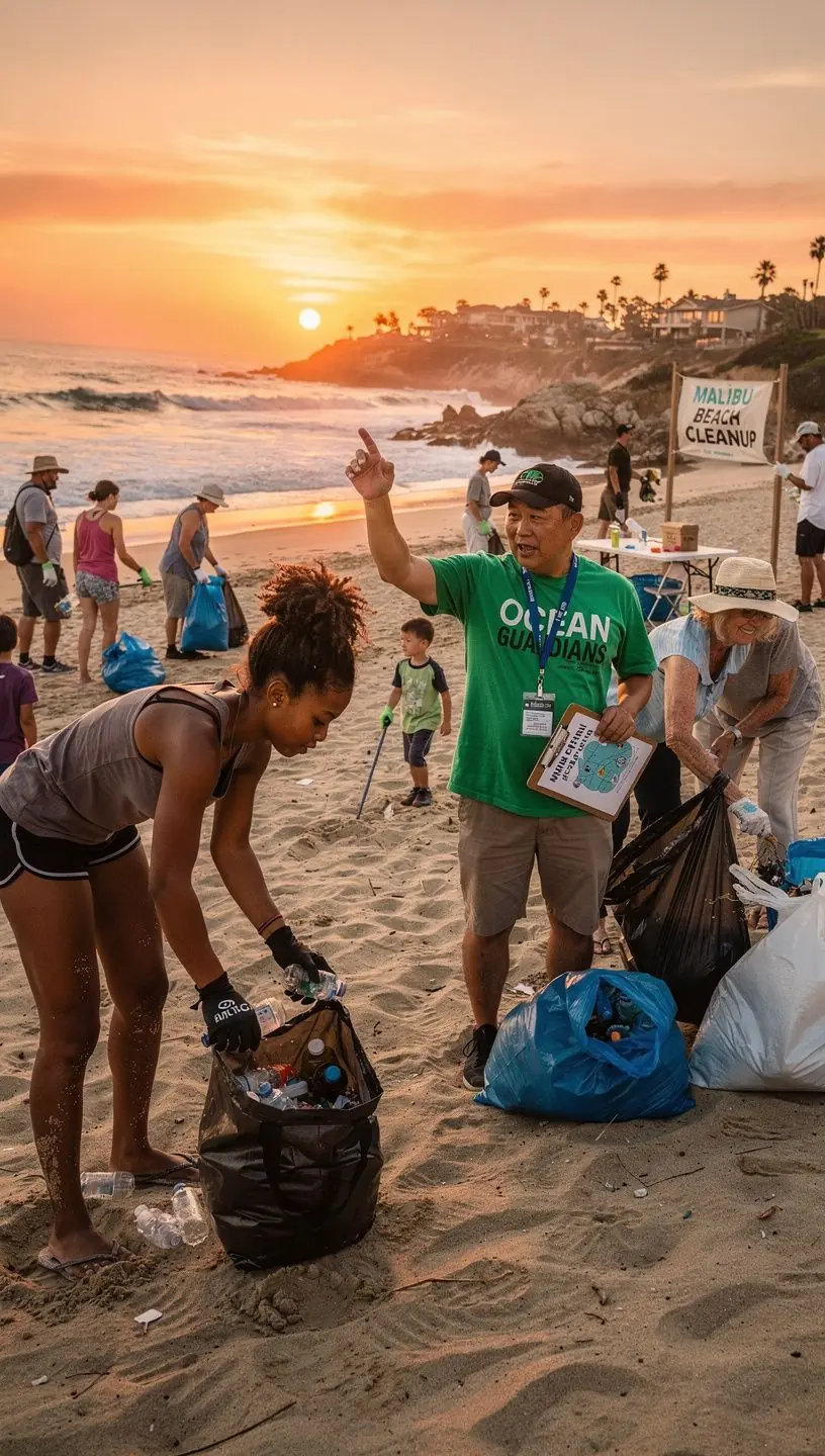 Community garden promoting urban sustainability solutions.