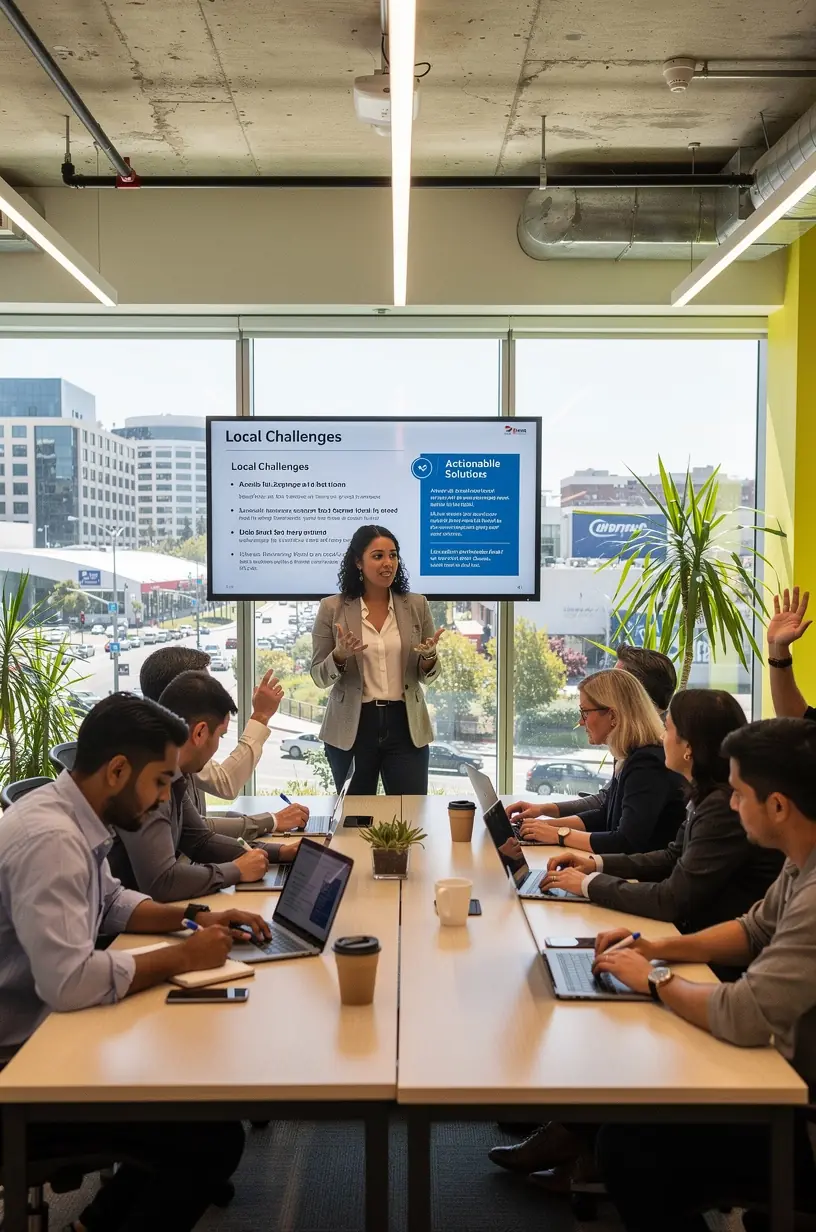 Addressing homelessness solutions in community settings.